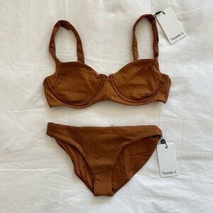 Vitamin A | Bikini Set Ribbed